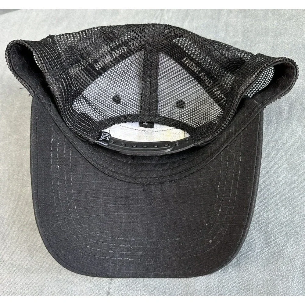HIGHLAND‎ TACTICAL Operator Mesh Snap Back Trucker Hat Army USA Black Patch Flag